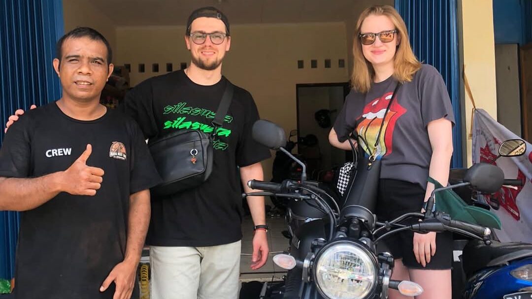 renting a motorbike in Canggu
