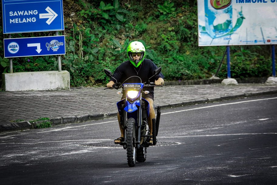 Renting a motorbike in Canggu
